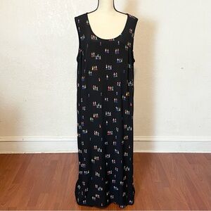 Vintage 1990s David Dart Women's 3x Children of the World Teacher Jumper Dress